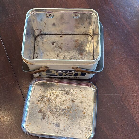 Vintage 1939 Saturday evening post Christmas tin - Picture 6 of 7